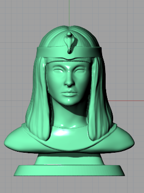 Busto 3D Cleopatria