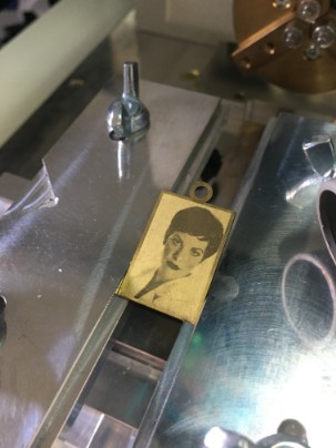 Foto incisione Laser fiber 30W