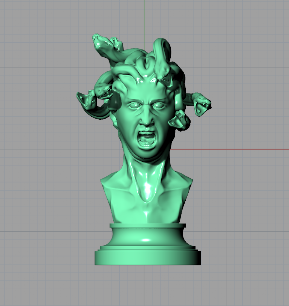 Busto Medusa 3D